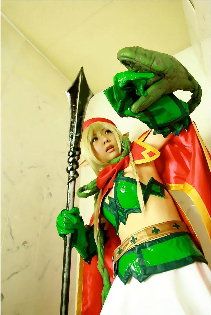 [Cosplay]  Queens Blade  Echidna & Alleyne Vs Tentacles SP2